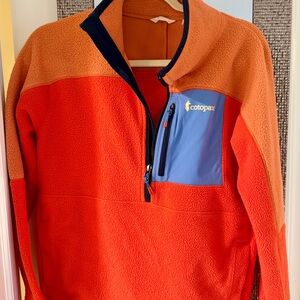 Cotopaxi Warm Orange Fleece Top